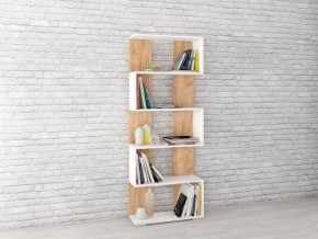 Стеллаж Ромео-1 Дуб крафт золотой/Белый в Кунгуре - kungur.mebel24.online | фото