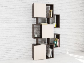 Стеллаж Ромео-9 дуб молочка/венге в Кунгуре - kungur.mebel24.online | фото