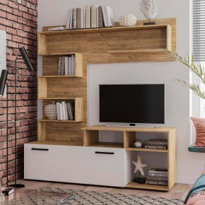 Гостиная Евро (крафт/белый) в Кунгуре - kungur.mebel24.online | фото