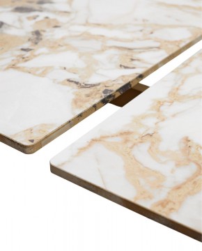Стол ACERRA NEW 160 GLOSS GRAND JADE SOLID CERAMIC/ каркас цвета шампань, ®DISAUR в Кунгуре - kungur.mebel24.online | фото 8