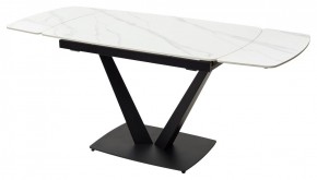 Стол ALATRI 120 MATT WHITE MARBLE SOLID CERAMIC / BLACK, ®DISAUR в Кунгуре - kungur.mebel24.online | фото 10