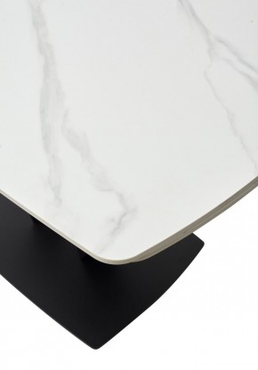 Стол ALATRI 120 MATT WHITE MARBLE SOLID CERAMIC / BLACK, ®DISAUR в Кунгуре - kungur.mebel24.online | фото 11