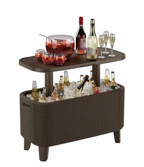 Стол Беви Бар (Bevy Bar Large Cool Bar), коричневый в Кунгуре - kungur.mebel24.online | фото 3