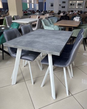 Стол BRICK M 140 Бетон Портленд/ Белый М-City в Кунгуре - kungur.mebel24.online | фото 3