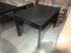 Стол CORNER 120 MATT BLACK MARBLE SOLID CERAMIC / BLACK, ®DISAUR в Кунгуре - kungur.mebel24.online | фото 10