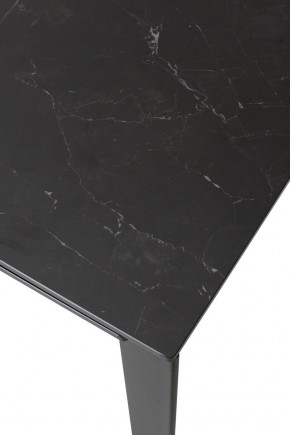Стол CORNER 120 MATT BLACK MARBLE SOLID CERAMIC / BLACK, ®DISAUR в Кунгуре - kungur.mebel24.online | фото 5