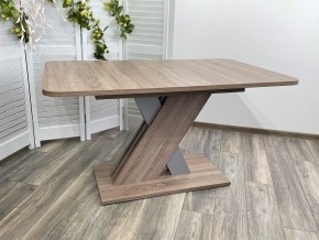 Стол EXEL 140 Дуб Трюфель/ Алюминий М-City в Кунгуре - kungur.mebel24.online | фото 4