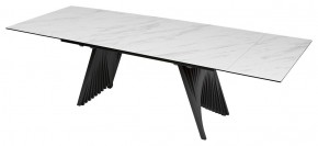 Стол IVAR 200 MARBLES KL-99 Белый мрамор, итальянская керамика, ®DISAUR в Кунгуре - kungur.mebel24.online | фото 1