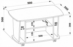 Стол журнальный СЖ-3 в Кунгуре - kungur.mebel24.online | фото 3