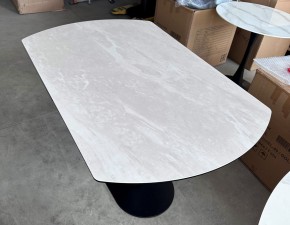 Стол KAI 140 TL-109 поворотная система раскладки, испанская керамика / Темно-серый / Черный, ®DISAUR в Кунгуре - kungur.mebel24.online | фото 7