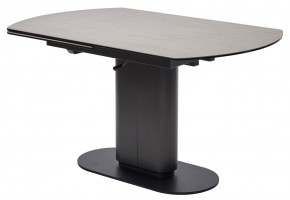 Стол KAI 140 TL-110 поворотная система раскладки, испанская керамика / Темно-серый / Черный, ®DISAUR в Кунгуре - kungur.mebel24.online | фото 1