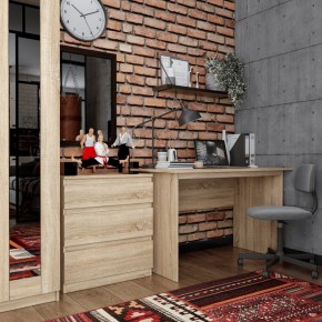 Стол КАСТОР письменный 120х65, цвет Дуб Сонома в Кунгуре - kungur.mebel24.online | фото 3