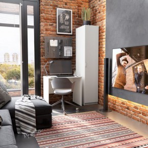 Стол КАСТОР письменный 80х50, цвет белый в Кунгуре - kungur.mebel24.online | фото