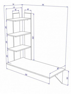 Стол компьютерный Домино Cross СтТ5 в Кунгуре - kungur.mebel24.online | фото 2