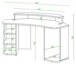 Стол компьютерный Домино Lite СК-160 в Кунгуре - kungur.mebel24.online | фото 2