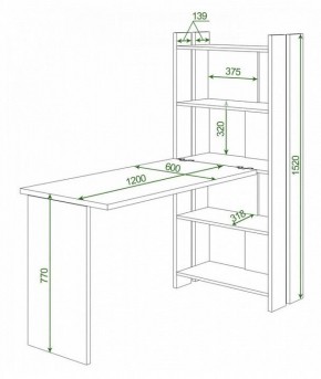 Стол компьютерный Домино Lite СТЛ-ОВ+С120Прям без тумбы в Кунгуре - kungur.mebel24.online | фото 2