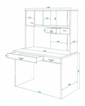 Стол компьютерный Домино СК-60 в Кунгуре - kungur.mebel24.online | фото 2