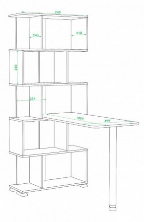 Стол компьютерный Домино СЛ-5СТ в Кунгуре - kungur.mebel24.online | фото 2