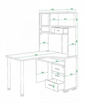 Стол компьютерный Домино СР-130 в Кунгуре - kungur.mebel24.online | фото 5