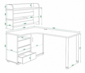 Стол компьютерный Домино СР-145М в Кунгуре - kungur.mebel24.online | фото 5