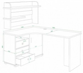 Стол компьютерный Домино СР-165 в Кунгуре - kungur.mebel24.online | фото 3