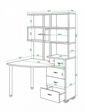 Стол компьютерный Домино СР-320 в Кунгуре - kungur.mebel24.online | фото 5