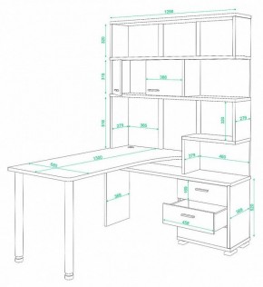 Стол компьютерный Домино СР-420/130 в Кунгуре - kungur.mebel24.online | фото 2