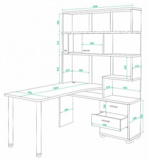 Стол компьютерный Домино СР-420/150 в Кунгуре - kungur.mebel24.online | фото 2