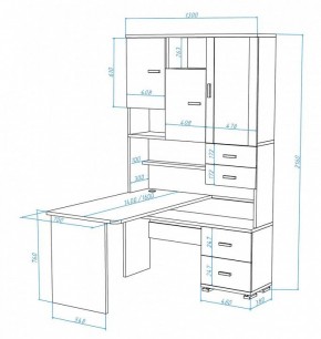 Стол компьютерный Домино СР-620/140 в Кунгуре - kungur.mebel24.online | фото 3