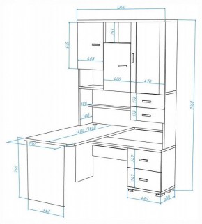 Стол компьютерный Домино СР-620-160 в Кунгуре - kungur.mebel24.online | фото 2