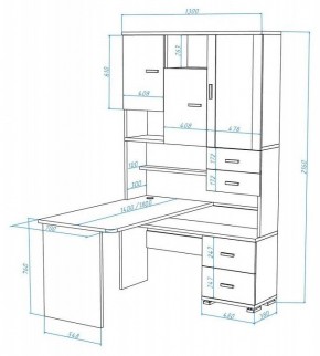 Стол компьютерный Домино СР-620/180 в Кунгуре - kungur.mebel24.online | фото 2