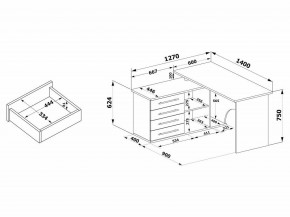 Стол компьютерный КСТ-109Л в Кунгуре - kungur.mebel24.online | фото 4