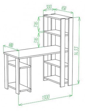 Стол компьютерный Slim СТН-145/130 в Кунгуре - kungur.mebel24.online | фото 3