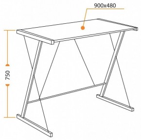 Стол компьютерный WD-09 в Кунгуре - kungur.mebel24.online | фото 6