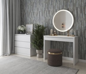 Стол косметический Энкель 100 белый в Кунгуре - kungur.mebel24.online | фото 4