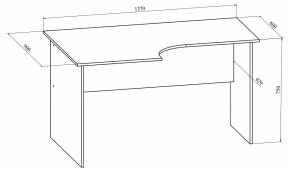 Стол офисный Офис ОФ-10 в Кунгуре - kungur.mebel24.online | фото 4