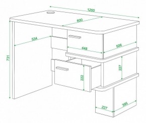 Стол письменный Домино СД-15С в Кунгуре - kungur.mebel24.online | фото 4