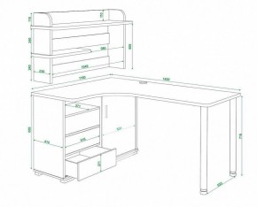 Стол письменный Домино СР-145СМ в Кунгуре - kungur.mebel24.online | фото 5