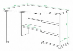 Стол письменный Домино СР-322С в Кунгуре - kungur.mebel24.online | фото 2