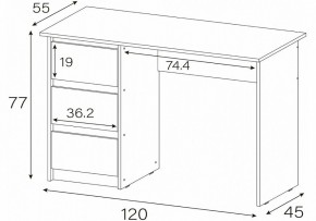 Стол письменный Идена в Кунгуре - kungur.mebel24.online | фото 4