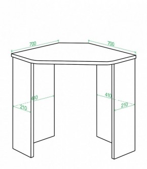 Стол письменный Нельсон Lite СКЛ-Угл70 в Кунгуре - kungur.mebel24.online | фото 2