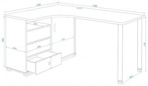 Стол письменный СР-145СМ в Кунгуре - kungur.mebel24.online | фото 2