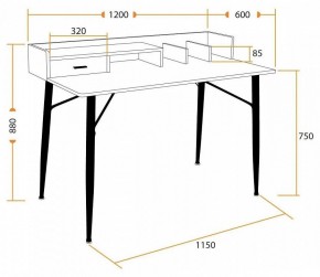 Стол письменный WD-13 в Кунгуре - kungur.mebel24.online | фото