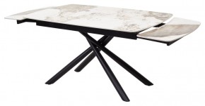 Стол RIVOLI 140 GLOSS LUXURY PANDORA SOLID CERAMIC / BLACK, ®DISAUR в Кунгуре - kungur.mebel24.online | фото 6