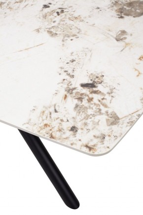 Стол RIVOLI 140 GLOSS LUXURY PANDORA SOLID CERAMIC / BLACK, ®DISAUR в Кунгуре - kungur.mebel24.online | фото 8