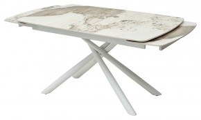 Стол RIVOLI 140 GLOSS LUXURY PANDORA SOLID CERAMIC / WHITE, ®DISAUR в Кунгуре - kungur.mebel24.online | фото 9