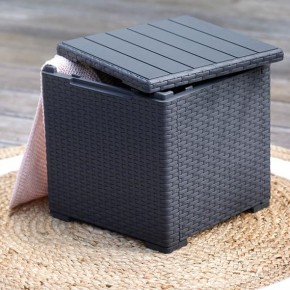 Стол с функцией хранения Виго (Vigo storage box) графит в Кунгуре - kungur.mebel24.online | фото 1