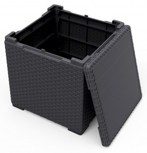 Стол с функцией хранения Виго (Vigo storage box) графит в Кунгуре - kungur.mebel24.online | фото 3