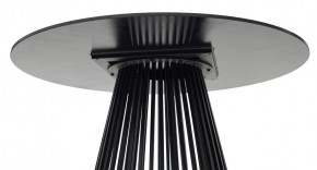 Стол TERNI 120 MATT BLACK MARBLE SOLID CERAMIC Черный мрамор матовый, керамика /Черн.каркас, ®DISAUR в Кунгуре - kungur.mebel24.online | фото 6