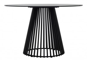Стол TERNI 120 MATT BLACK MARBLE SOLID CERAMIC Черный мрамор матовый, керамика /Черн.каркас, ®DISAUR в Кунгуре - kungur.mebel24.online | фото 7
